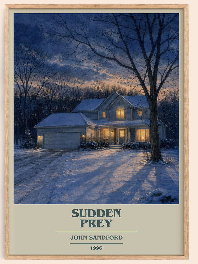 Sudden Prey Book Cover Poster by John Sandford