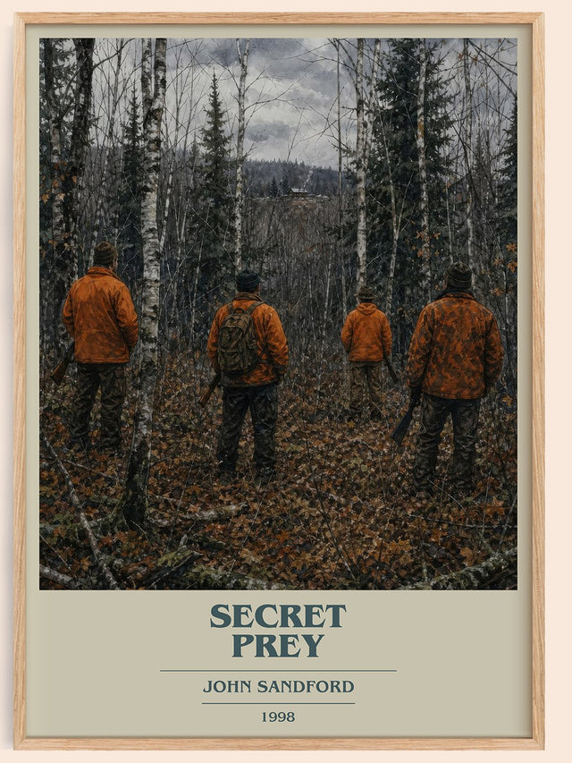 Secret Prey Book Cover Poster by John Sandford