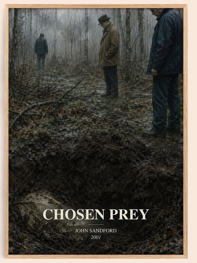 Chosen Prey Book Watercolour Illustration by John Sandford