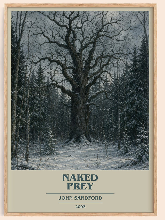 Naked Prey Book Cover Poster by John Sandford
