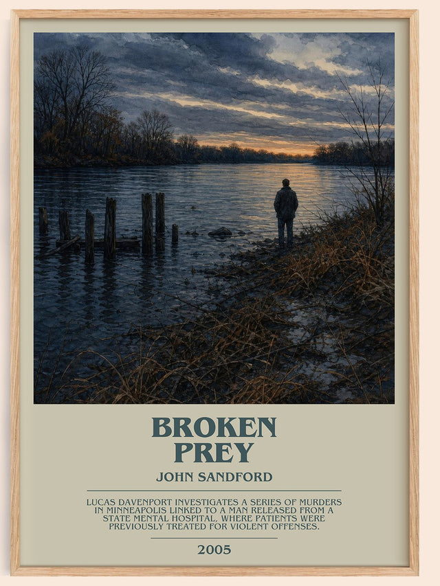Broken Prey Bookish Wall Art by John Sandford