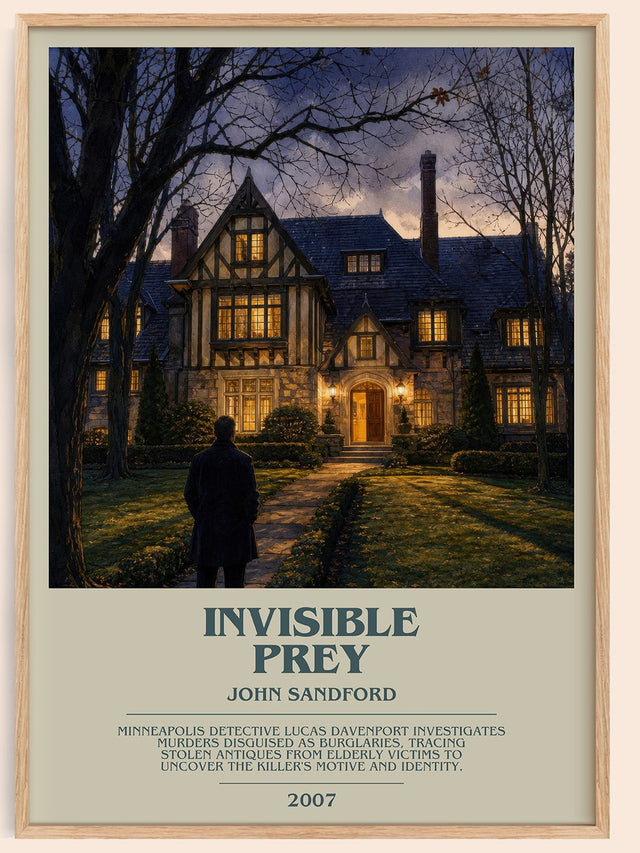 Invisible Prey Bookish Wall Art by John Sandford