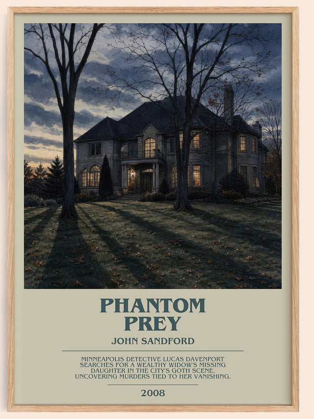 Phantom Prey Bookish Wall Art by John Sandford