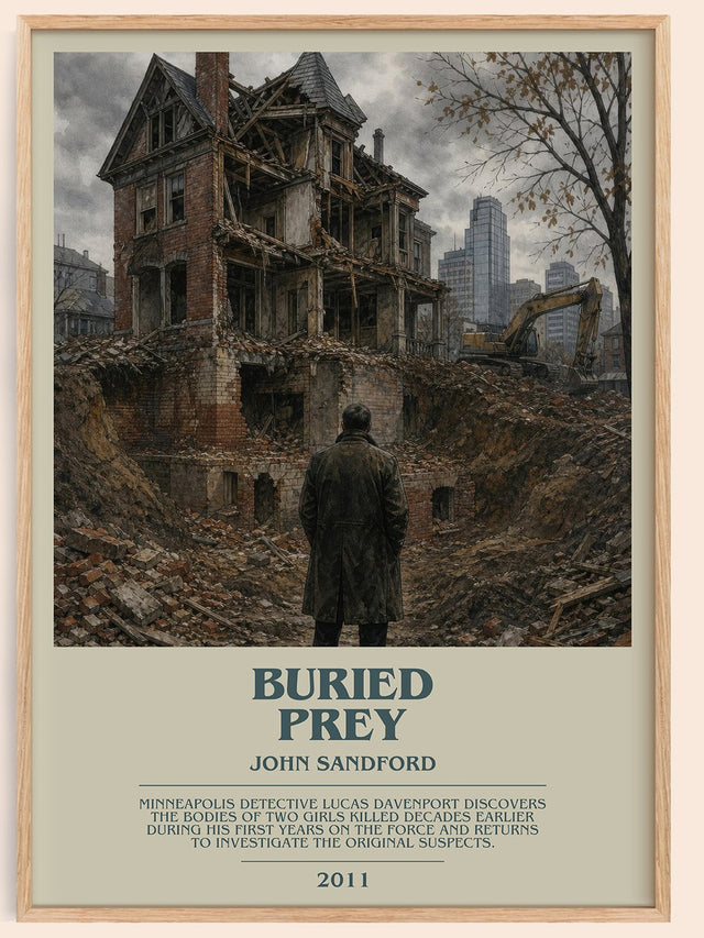 Buried Prey Bookish Wall Art by John Sandford