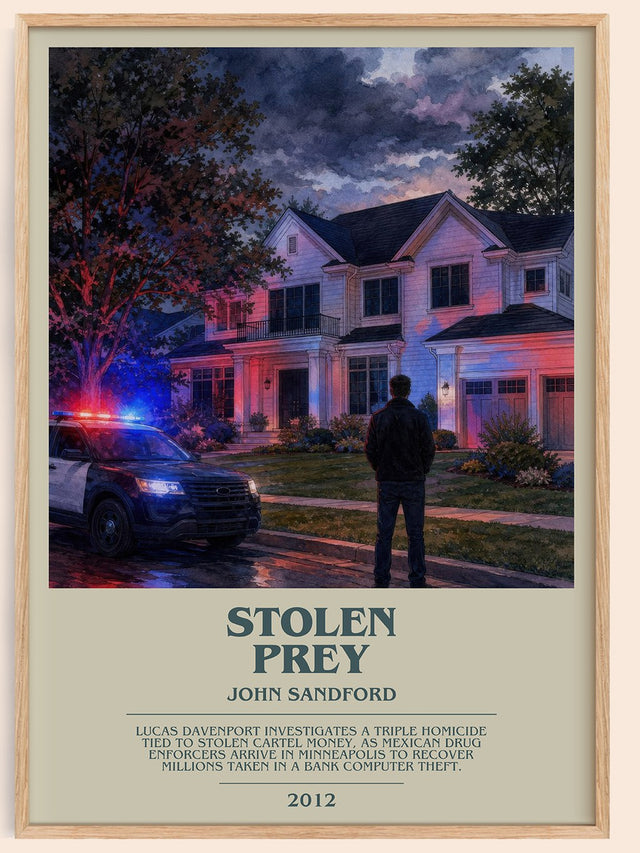 Stolen Prey Bookish Wall Art by John Sandford