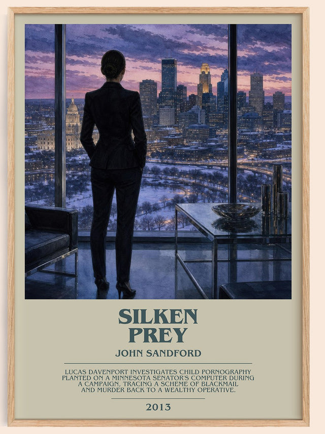 Silken Prey Bookish Wall Art by John Sandford