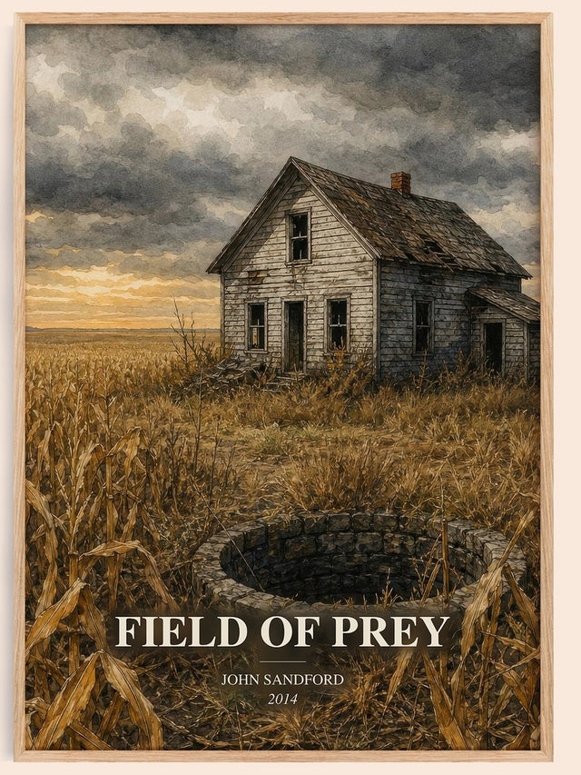 Field of Prey Book Watercolour Illustration by John Sandford
