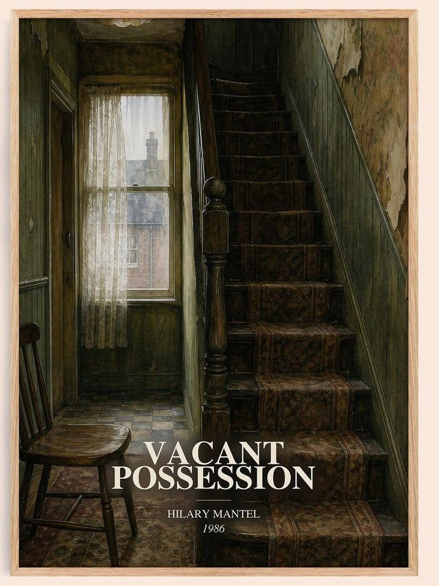 Vacant Possession Book Watercolour Illustration by Hilary Mantel