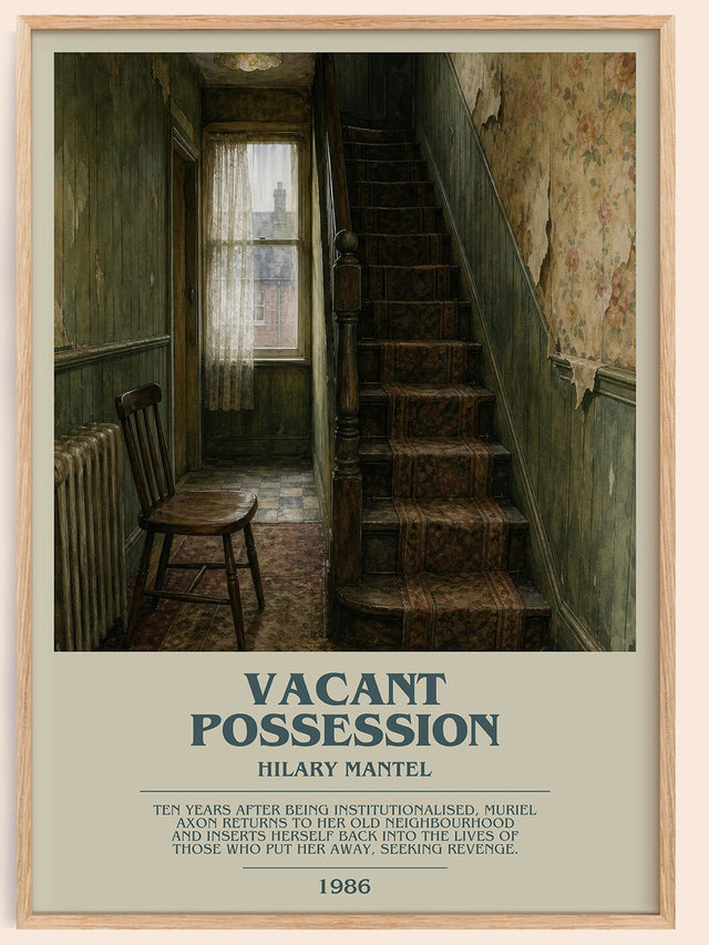Vacant Possession Bookish Wall Art by Hilary Mantel