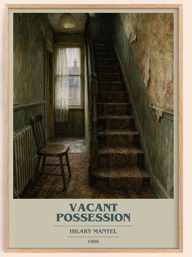 Vacant Possession Book Cover Poster by Hilary Mantel