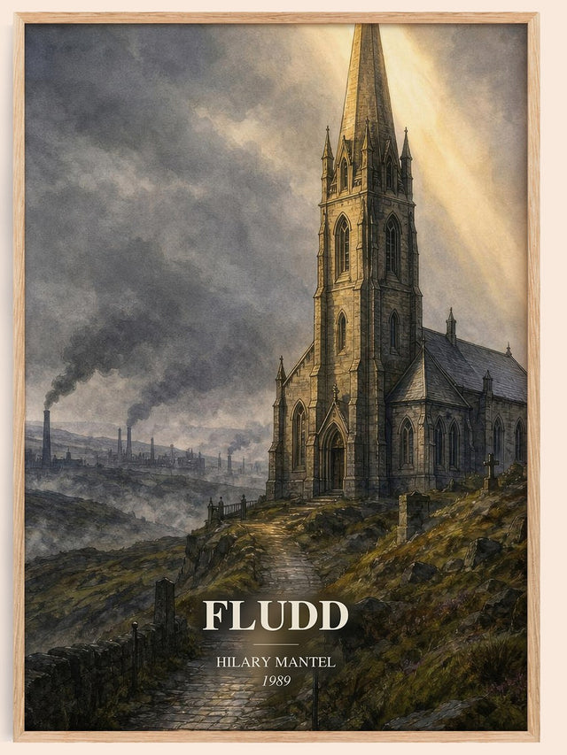 Fludd Book Watercolour Illustration by Hilary Mantel
