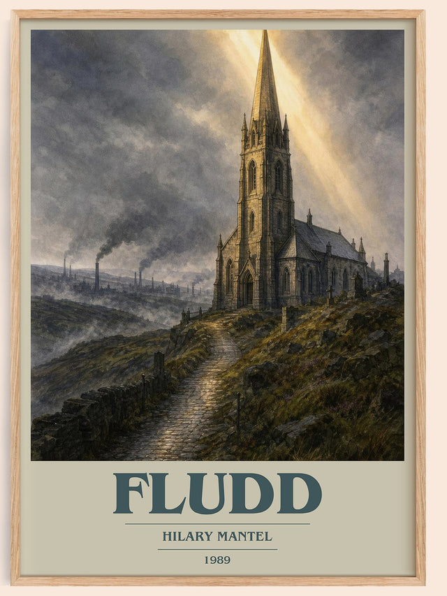 Fludd Book Cover Poster by Hilary Mantel