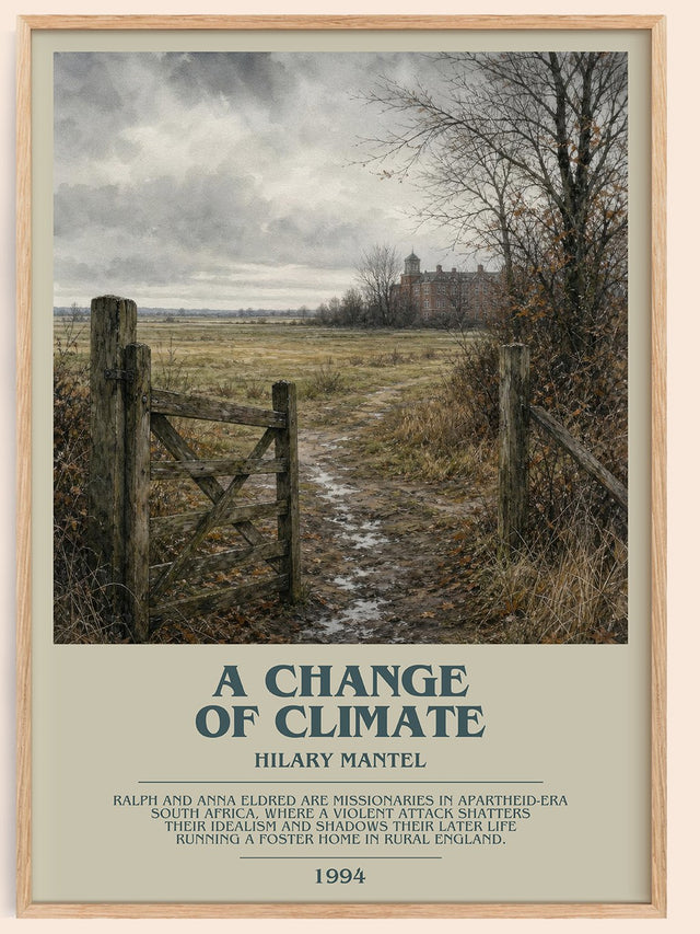 A Change of Climate Bookish Wall Art by Hilary Mantel