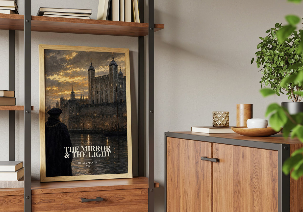 The Mirror & the Light book watercolour illustration paper finish options – matte satin gloss