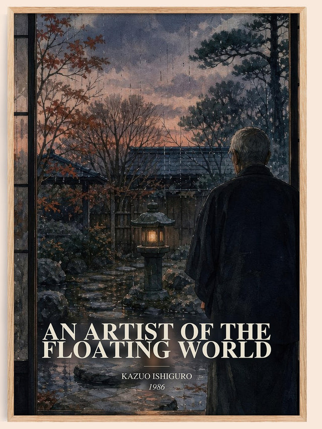Artist of the Floating World Book Watercolour Illustration – K.
