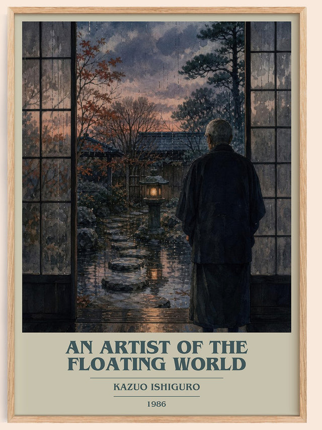 An Artist of the Floating World Book Cover Poster by Kazuo Ishiguro