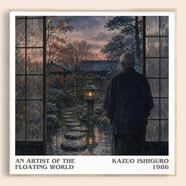 An Artist of the Floating World Literary Art Print by Kazuo Ishiguro