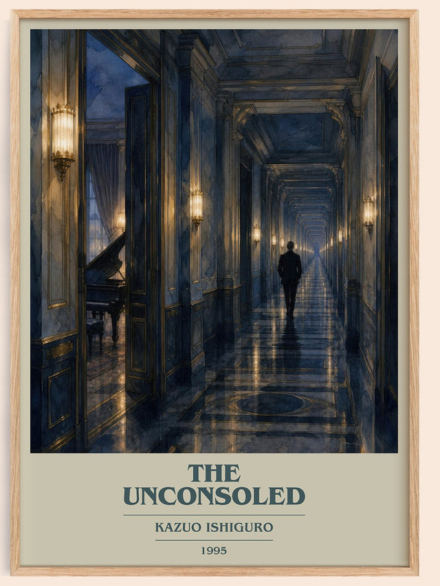 The Unconsoled Book Cover Poster by Kazuo Ishiguro