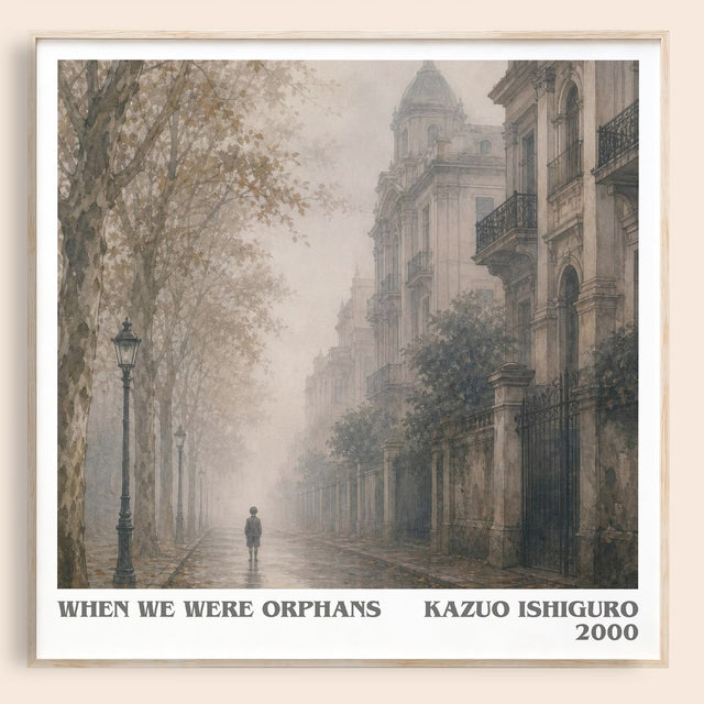 When We Were Orphans Literary Art Print by Kazuo Ishiguro