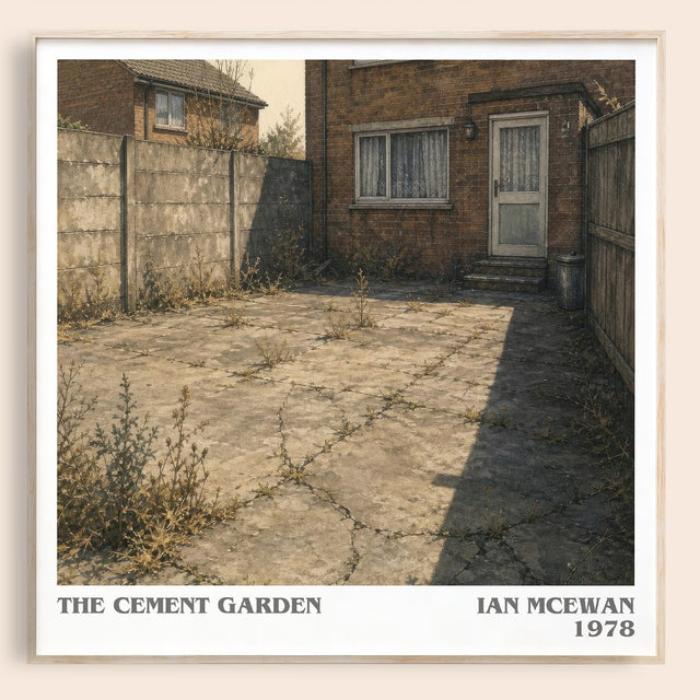 The Cement Garden Literary Art Print by Ian McEwan