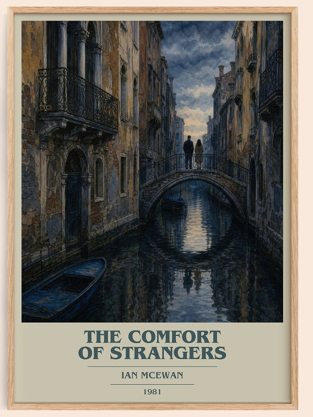 The Comfort of Strangers Book Cover Poster by Ian McEwan