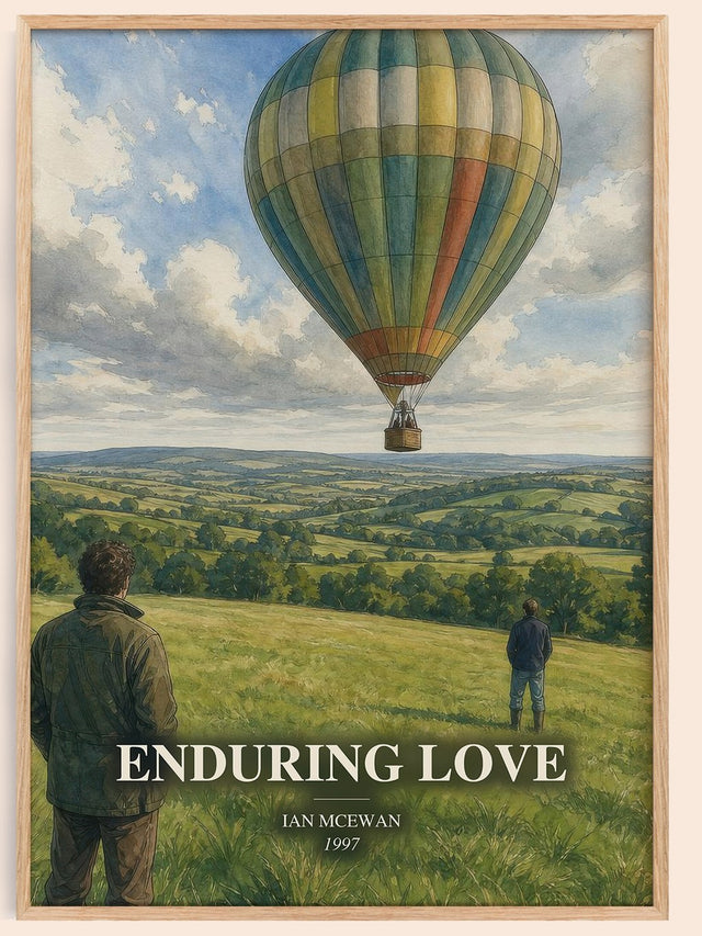 Enduring Love Book Watercolour Illustration by Ian McEwan
