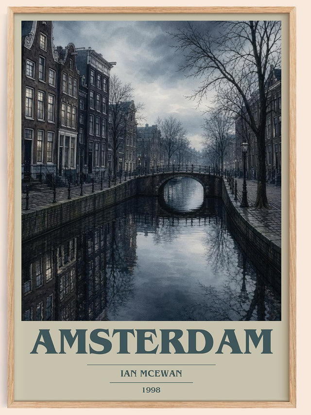 Amsterdam Book Cover Poster by Ian McEwan