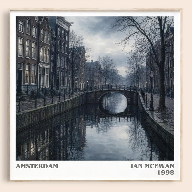 Amsterdam Literary Art Print by Ian McEwan