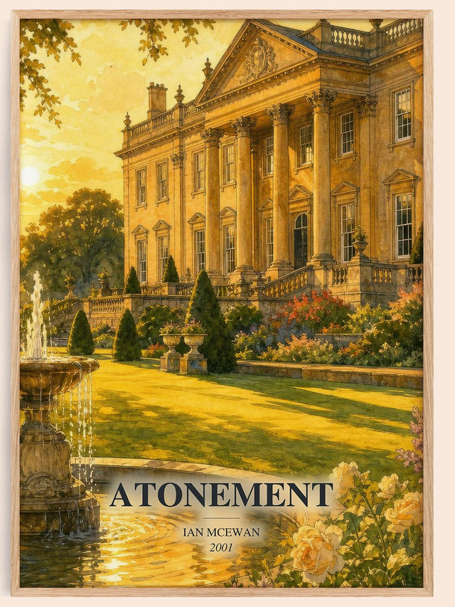 Atonement Book Watercolour Illustration by Ian McEwan