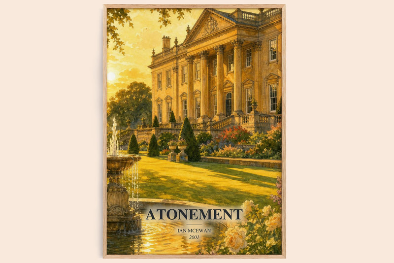 Atonement Book Watercolour Illustration by Ian McEwan (Edge style)