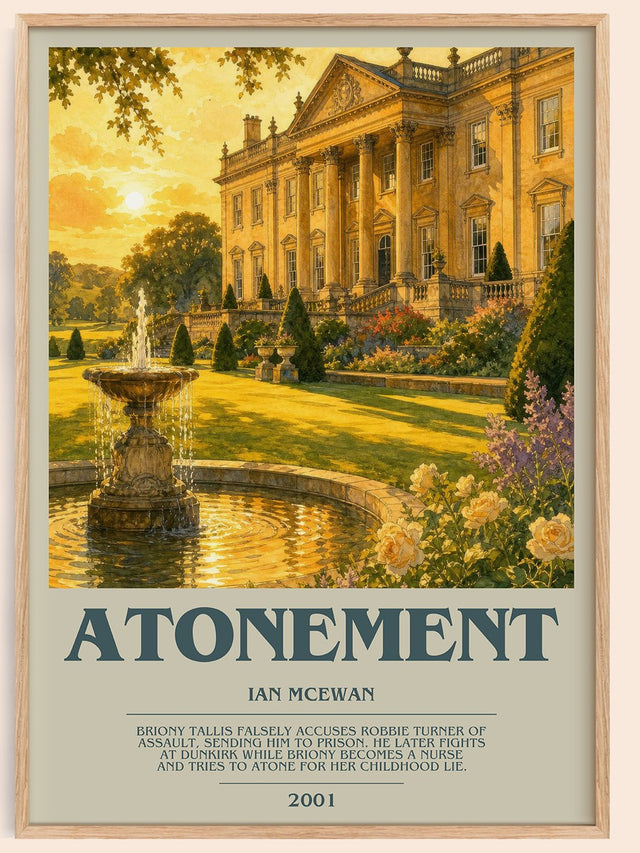 Atonement Bookish Wall Art by Ian McEwan
