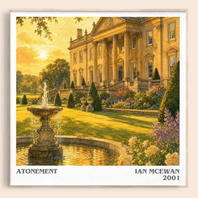 Atonement Literary Art Print by Ian McEwan