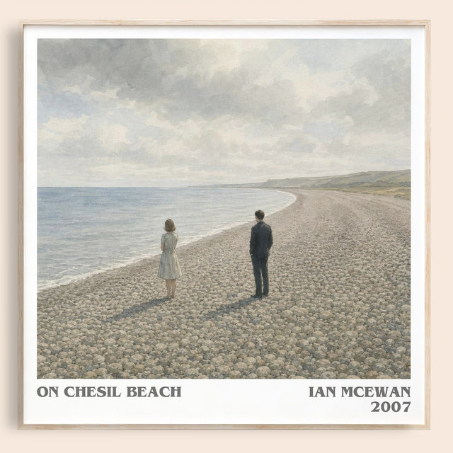 On Chesil Beach Literary Art Print by Ian McEwan