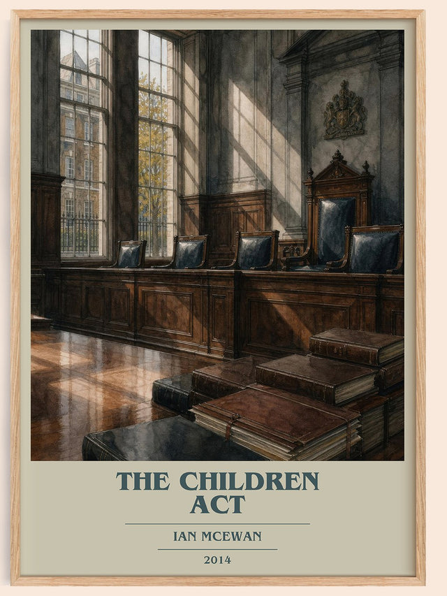 The Children Act Book Cover Poster by Ian McEwan