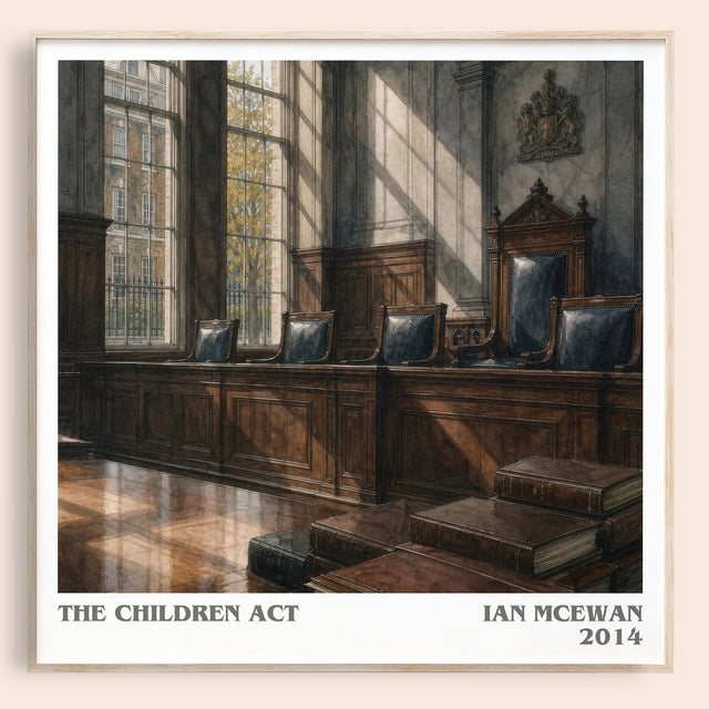 The Children Act Literary Art Print by Ian McEwan