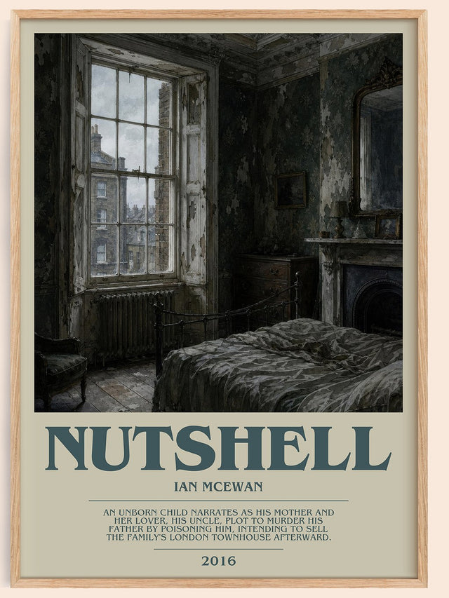 Nutshell Bookish Wall Art by Ian McEwan