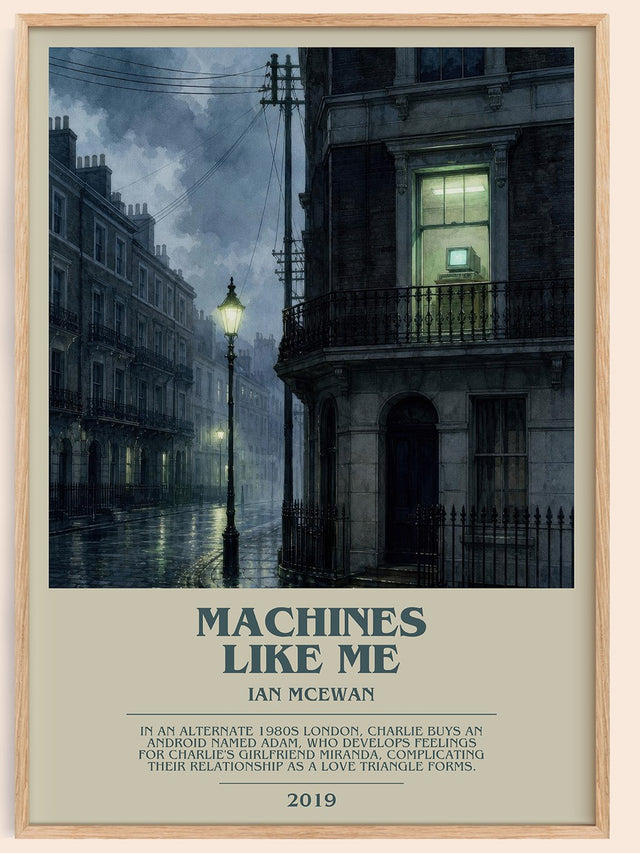 Machines Like Me Bookish Wall Art by Ian McEwan