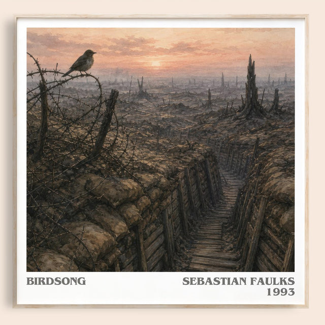 Birdsong Literary Art Print by Sebastian Faulks