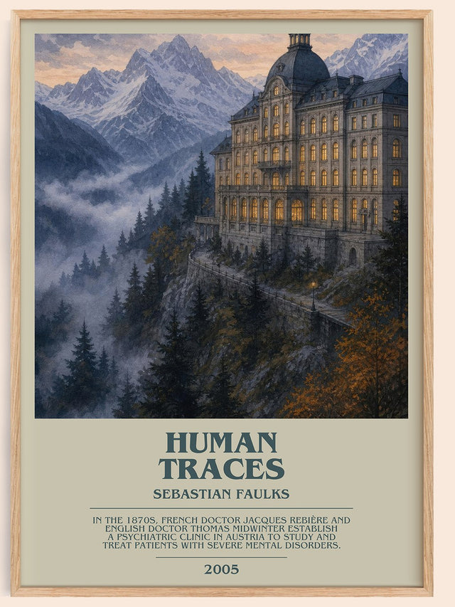 Human Traces Bookish Wall Art by Sebastian Faulks