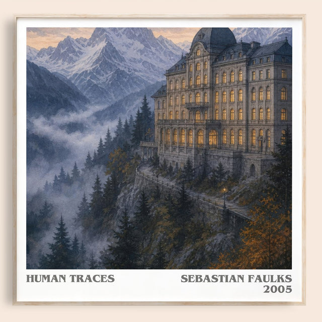 Human Traces Literary Art Print by Sebastian Faulks