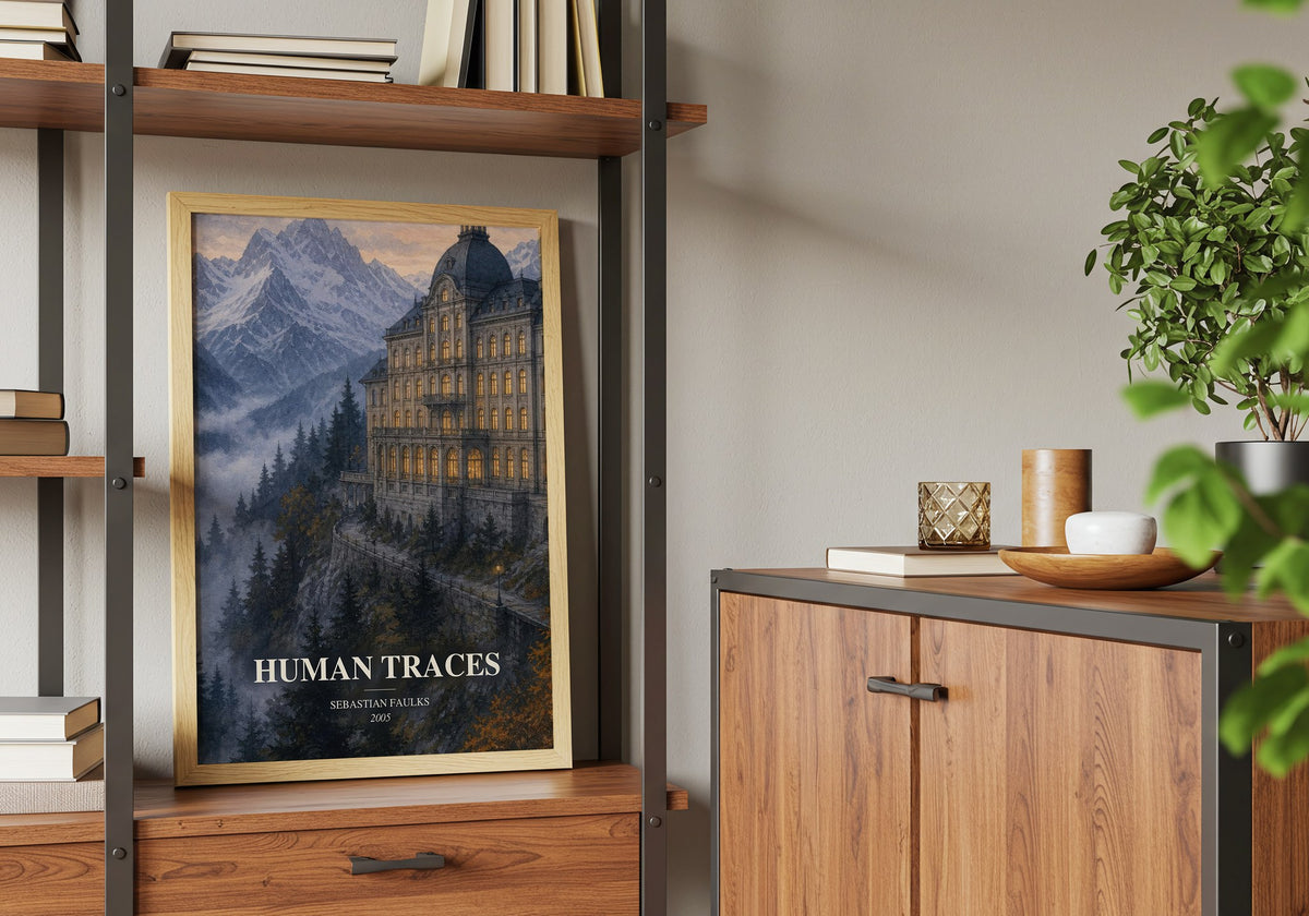 Human Traces book watercolour illustration paper finish options – matte satin gloss
