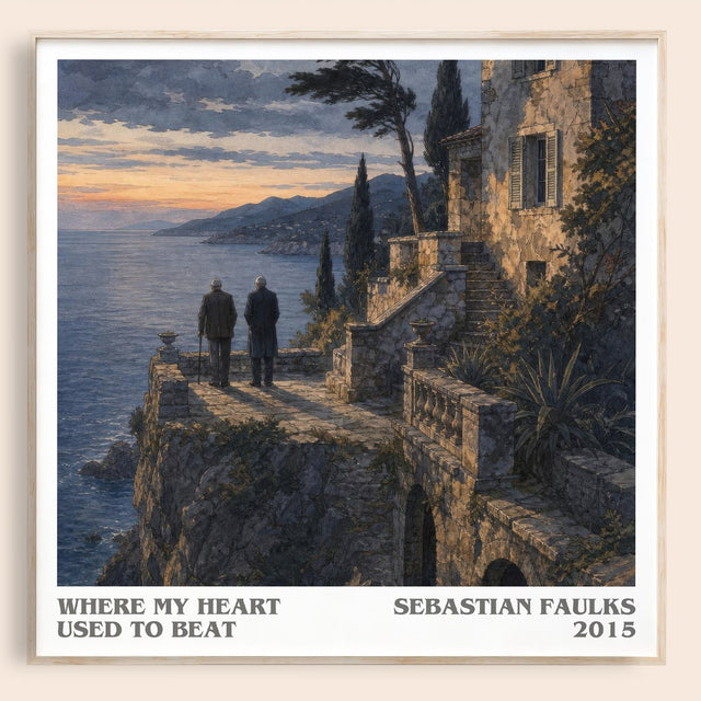 Where My Heart Used to Beat Literary Art Print by Sebastian Faulks
