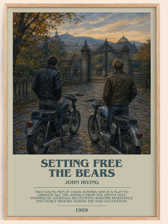 Setting Free the Bears Bookish Wall Art by John Irving