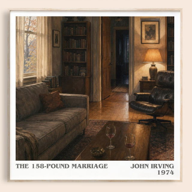 The 158-Pound Marriage Literary Art Print by John Irving
