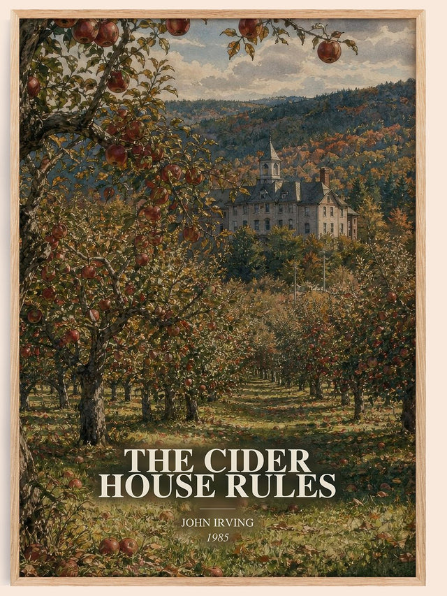 The Cider House Rules Book Watercolour Illustration by John Irving