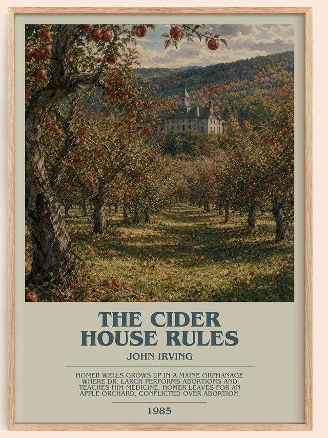 The Cider House Rules Bookish Wall Art by John Irving