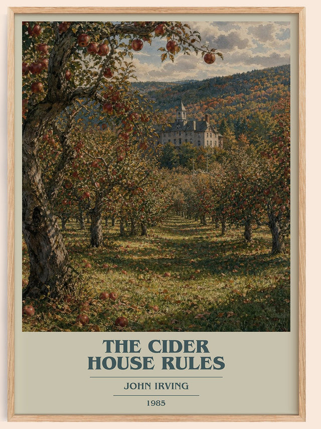 The Cider House Rules Book Cover Poster by John Irving