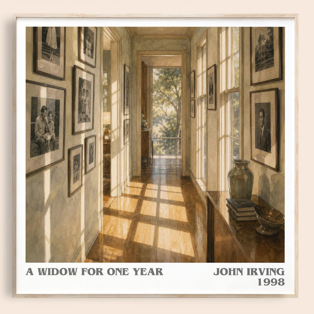 A Widow for One Year Literary Art Print by John Irving
