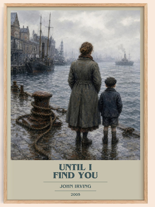 Until I Find You Book Cover Poster by John Irving