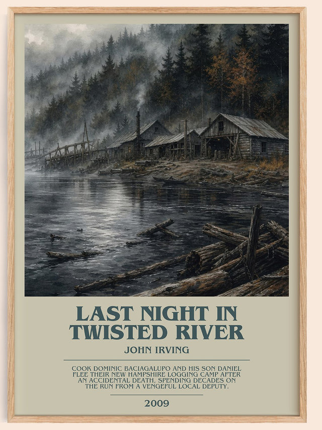 Last Night in Twisted River Bookish Wall Art by John Irving